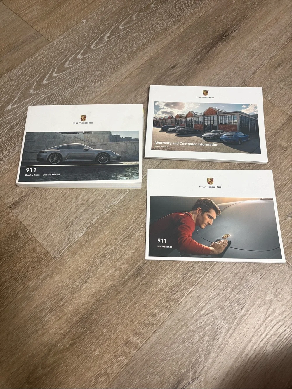 OEM Porsche Leather Documentation Holder 911 992 Manual Book Set 2021